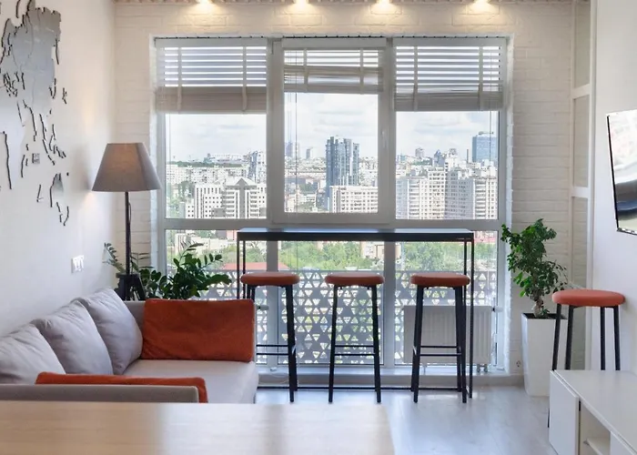 Petrovdom In Panoramic View Apartment Nearby Central Railway Station In Rc Kvartet
