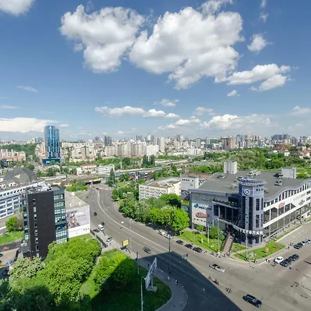 Petrovdom In Panoramic View Apartment Nearby Central Railway Station In Rc Kvartet Kyiv Exterior photo