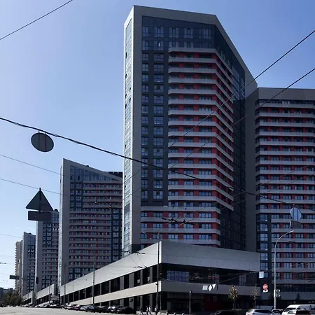 Petrovdom In Panoramic View Apartment Nearby Central Railway Station In Rc Kvartet Kyiv Exterior photo